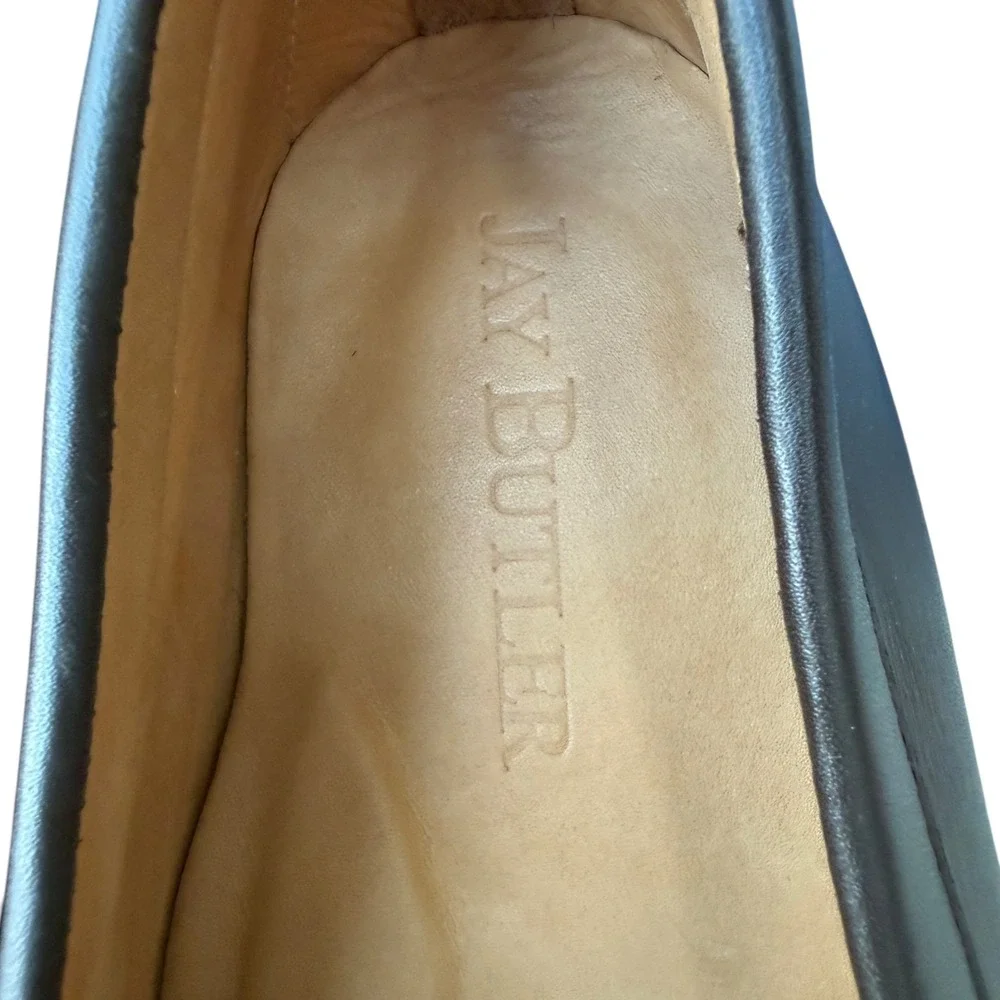 Jay Butler Leather Cromwell Penny Loafers Mens Size 14 Dark Brown